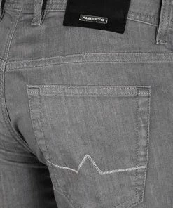 Alberto Regular Fit Pipe-PBJ DS 68671960/960 Jeans Pipe, Regular Slim Fit, Baumwoll-Stretch 9oz, Grau -jeansniedrigerpreis 338526 norm6