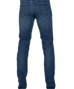 Alberto Regular Fit Pipe-P-PBJ 68691960/870 Jeans Pipe, Baumwoll-Stretch 9oz, Blau -jeansniedrigerpreis 338527 norm3