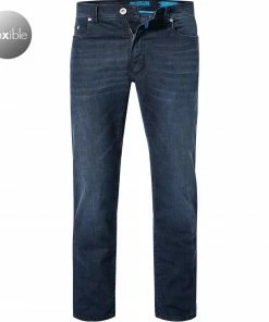Pierre Cardin Jeans Lyon 03451/000/08885/42 Tapered Fit, Baumwoll-Stretch Futureflex, Navy, Indigo