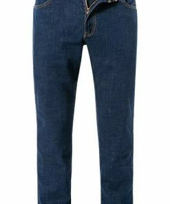Wrangler Jeans Texas Slim W12S8311U Slim Fit, Baumwoll-Stretch, Dunkelblau