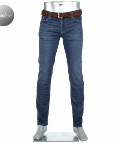 Alberto Regular Fit Pipe DS 64571978/890 Jeans Pipe, Baumwolle T400® 9oz, Dunkelblau