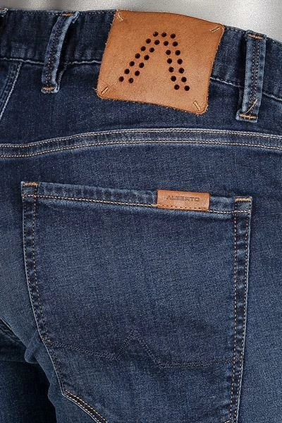 Alberto Regular Fit Pipe DS 64571978/890 Jeans Pipe, Baumwolle T400® 9oz, Dunkelblau 7 Alberto Regular Fit Pipe DS 64571978/890 Jeans Pipe, Baumwolle T400® 9oz, Dunkelblau – Bild 7