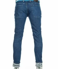 Alberto Bike Slim Fit Speed D Eco 67582980/880 Jeans Bike, Bio Baumwoll-Stretch 11oz, Blau -jeansniedrigerpreis 345364 norm3