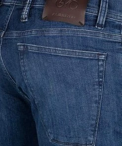 Alberto Bike Slim Fit Speed D Eco 67582980/880 Jeans Bike, Bio Baumwoll-Stretch 11oz, Blau -jeansniedrigerpreis 345364 norm6