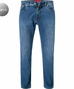 Pierre Cardin Jeans Lyon 30915/000/07701/07 Modern Fit, Baumwoll-Stretch, Mittelblau
