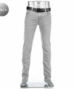Alberto Regular Fit Pipe DS 64571978/960 Jeans Pipe, Baumwolle T400® 9oz, Hellgrau, Grau