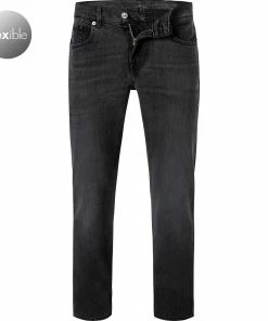 7 for all mankind Jeans Slimmy grey JSMXB180WB Slim Fit, Mikrofaser, Dunkelgrau