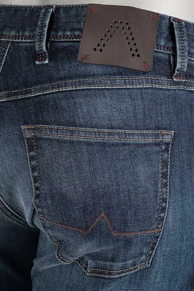 Alberto Tapered Fit Robin DS Coloured 61871287/890 Jeans Robin, Baumwoll-Stretch 11oz, Navy 6 Alberto Tapered Fit Robin DS Coloured 61871287/890 Jeans Robin, Baumwoll-Stretch 11oz, Navy – Bild 6