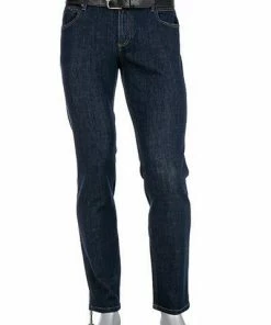 Alberto Tapered Fit Robin PBJ DS 63471266/899 Jeans Robin, Baumwoll-Stretch 12oz, Navy