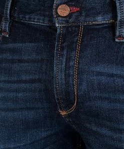 Alberto Tapered Fit Slipe Vintage 68371270/890 Jeans Slipe, Baumwoll-Stretch 13oz, Navy -jeansniedrigerpreis 352637 norm4