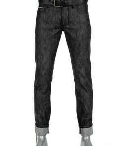 Alberto Tapered Fit Slipe Japan Denim 69471268/999 Jeans Slipe, Baumwoll-Stretch 11oz, Schwarz