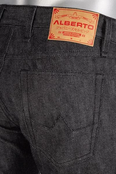 Alberto Tapered Fit Slipe Japan Denim 69471268/999 Jeans Slipe, Baumwoll-Stretch 11oz, Schwarz 6 Alberto Tapered Fit Slipe Japan Denim 69471268/999 Jeans Slipe, Baumwoll-Stretch 11oz, Schwarz – Bild 6