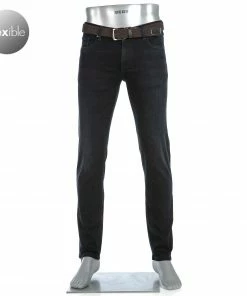 Alberto Regular Fit Pipe PBJ Luxury 68671262/899 Jeans Pipe, Baumwolle T400® 9oz, Marineblau, Marine