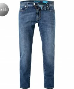 Pierre Cardin Jeans Lyon taper. 03451/000/08807/03 Tapered Fit, Baumwolle T400®, Mittelblau