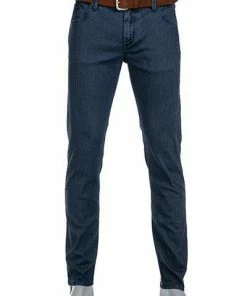Alberto Tapered Fit Robin VelvetDenim 61871298/895 Jeans Robin, Baumwoll-Stretch 12oz, Navy