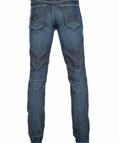 Alberto Tapered Fit Slipe Dry Indigo 68371274/895 Jeans Slipe, Baumwoll-Stretch 11oz, Navy -jeansniedrigerpreis 357490 norm3