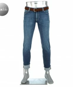 Alberto Bike Slim Fit Speed Stretch 67592565/880 Jeans Bike, Baumwoll-Stretch 12oz, Blau, Dunkelblau