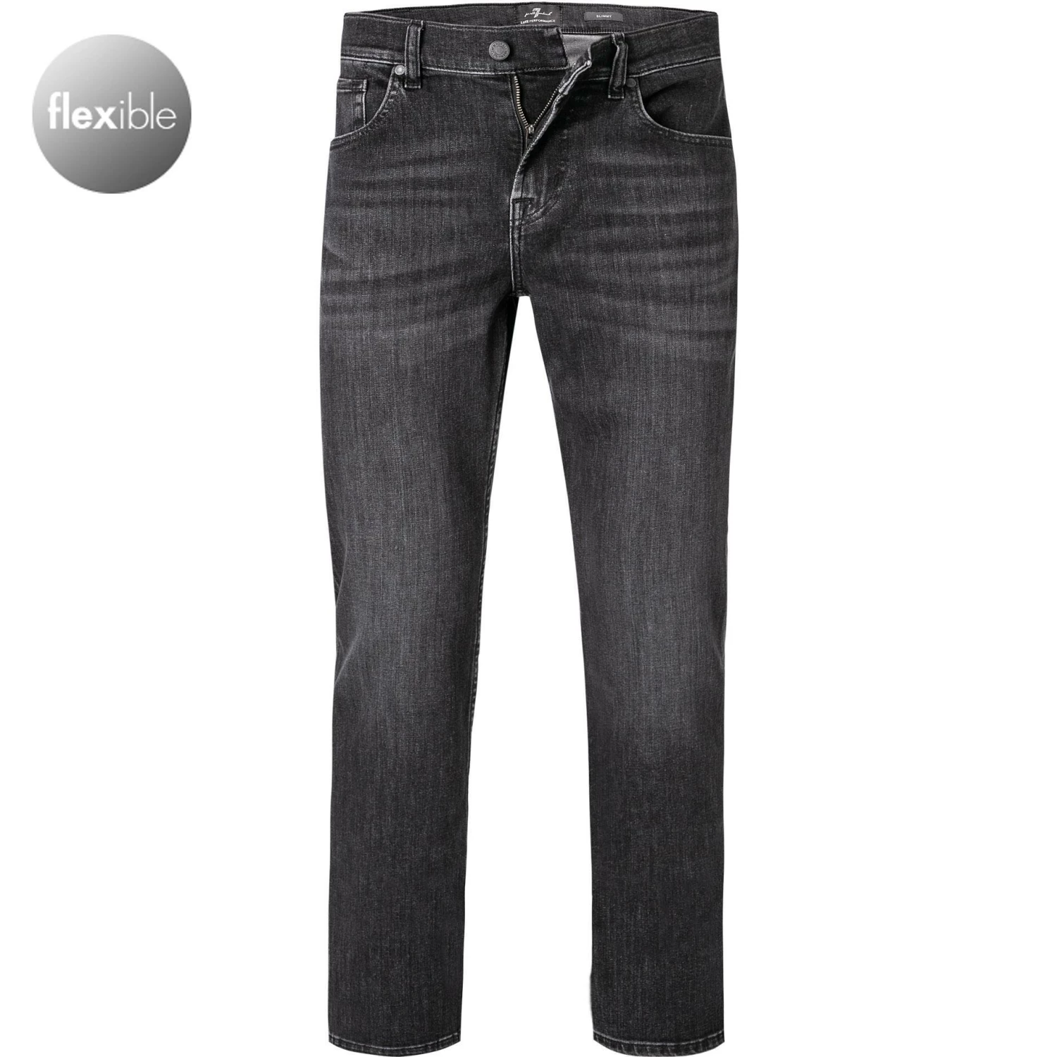 7 for all mankind Jeans Slimmy schwarz JSMSR730WA Baumwoll-Stretch 1 7 for all mankind Jeans Slimmy schwarz JSMSR730WA Baumwoll-Stretch