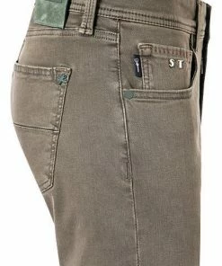 tramarossa 21UB51407/MICHELANGELO SLIM/G125/0299 Jeans Michelangelo, Slim Fit, Baumwoll-Super Stretch, Khaki -jeansniedrigerpreis 359827 norm3