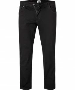 Wrangler Jeans Texas Slim black Valley W12SHP19A Slim Fit, Baumwoll-Stretch 13oz, Schwarz
