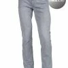 Alberto Regular Fit Pipe Denim 48071987/970 Jeans Pipe, Baumwoll-Stretch, Hellgrau