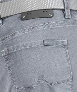 Alberto Regular Fit Pipe Denim 48071987/970 Jeans Pipe, Baumwoll-Stretch, Hellgrau -jeansniedrigerpreis 361394 norm6