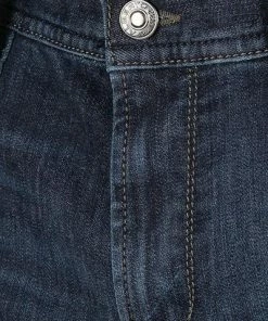 Alberto Regular Fit Pipe Denim 48071987/890 Jeans Pipe, Baumwoll-Stretch 10oz, Dunkelblau -jeansniedrigerpreis 361396 norm4