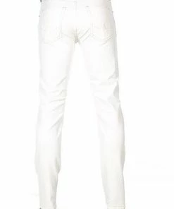 Alberto Tapered Fit Slipe White Denim 68371390/115 Jeans Slipe, Baumwoll-Stretch, Weiß -jeansniedrigerpreis 361821 norm3