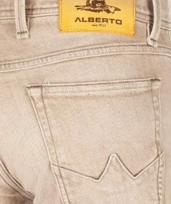 Alberto Tapered Fit Slipe Organic 68371381/525 Jeans Slipe, Bio-Baumwoll-Stretch 11,5oz, Beige , Beige -jeansniedrigerpreis 363814 norm6