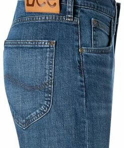 Lee Austin mid bluegrass L733KNUM Jeans, Regular Tapered Fit, Baumwoll-Stretch, Mittelblau -jeansniedrigerpreis 363846 norm3