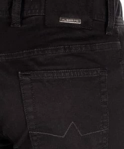 Alberto Regular Fit Pipe-PBJ DS 68671960/999 Jeans Pipe, Baumwoll-Stretch 9oz, Schwarz -jeansniedrigerpreis 365849 norm6