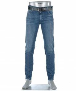 Alberto Tapered Fit Robin Organic 39771381/885 Jeans Robin, Bio Baumwoll-Stretch 10oz, Dunkelblau
