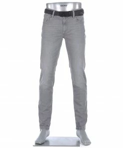 Alberto Tapered Fit Slipe Vintage 68371370/940 Jeans Slipe, Baumwoll-Stretch 9,5oz, Grau , Grau