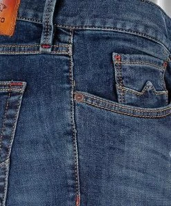 Alberto Tapered Fit Slipe Vintage 68371370/890 Jeans Slipe, Baumwoll-Stretch 9,5oz, Dunkelblau -jeansniedrigerpreis 365880 norm5