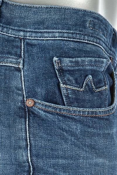 Alberto Tapered Fit Slipe Organic 68371381/885 Jeans Slipe, Bio-Baumwoll-Stretch 11,5oz, Dunkelblau 6 Alberto Tapered Fit Slipe Organic 68371381/885 Jeans Slipe, Bio-Baumwoll-Stretch 11,5oz, Dunkelblau – Bild 6