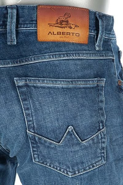 Alberto Tapered Fit Slipe Organic 68371381/885 Jeans Slipe, Bio-Baumwoll-Stretch 11,5oz, Dunkelblau 7 Alberto Tapered Fit Slipe Organic 68371381/885 Jeans Slipe, Bio-Baumwoll-Stretch 11,5oz, Dunkelblau – Bild 7
