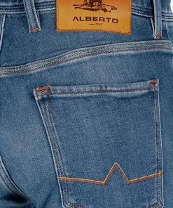 Alberto Regular Fit Pipe DS Lefthand 36371386/825 Jeans Pipe, Baumwoll-Stretch 11oz, Blau , Blau -jeansniedrigerpreis 365931 norm6