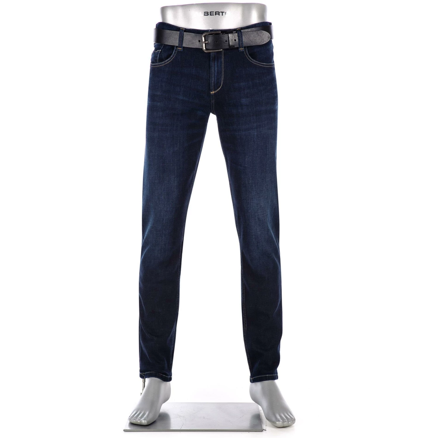 Alberto Tapered Fit Slipe-DS Sustain. 68371379/890 Jeans Slipe, Baumwoll-Stretch 11,5oz, Dunkelblau 1 Alberto Tapered Fit Slipe-DS Sustain. 68371379/890 Jeans Slipe, Baumwoll-Stretch 11,5oz, Dunkelblau