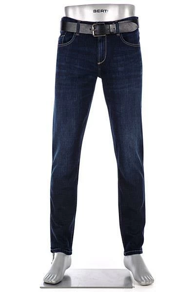 Alberto Tapered Fit Slipe-DS Sustain. 68371379/890 Jeans Slipe, Baumwoll-Stretch 11,5oz, Dunkelblau 2 Alberto Tapered Fit Slipe-DS Sustain. 68371379/890 Jeans Slipe, Baumwoll-Stretch 11,5oz, Dunkelblau – Bild 2