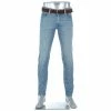 Alberto Tapered Fit Slipe Organic 68371381/825 Jeans Slipe, Bio-Baumwoll-Stretch 11,5oz, Blau
