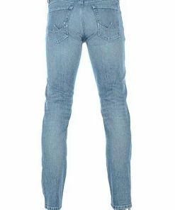 Alberto Tapered Fit Slipe Organic 68371381/825 Jeans Slipe, Bio-Baumwoll-Stretch 11,5oz, Blau -jeansniedrigerpreis 366079 norm3