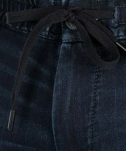 Alberto Tapered Fit House-K 61371959/880 Jeansshorts House, Baumwoll-Stretch, Indigo -jeansniedrigerpreis 366796 norm4