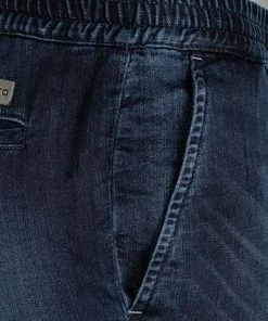 Alberto Tapered Fit House-K 61371959/880 Jeansshorts House, Baumwoll-Stretch, Indigo -jeansniedrigerpreis 366796 norm5