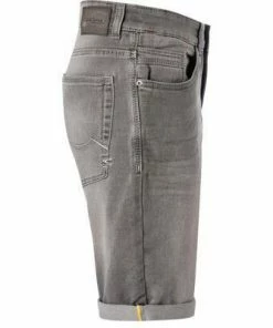 camel active Bermudas 498225/5U74/05 Jeansshorts Madison, Slim Fit, Baumwoll-Stretch, Hellgrau, Grau -jeansniedrigerpreis 366932 norm3