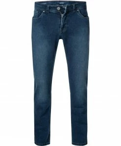 GARDEUR Jeans SANDRO/470731/168 Slim Fit, Baumwoll-Stretch, Mittelblau, Nachtblau