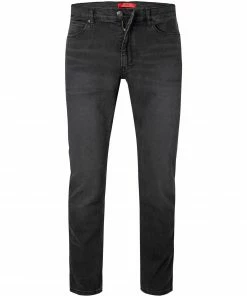 HUGO Jeans 50435540/010 Extra Slim Fit, Baumwoll-Stretch, Anthrazit