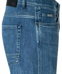 BOSS Jeans Delaware 50438747/420 Slim Fit, Baumwolle T400®, Mittelblau , Blau -jeansniedrigerpreis 367620 norm3