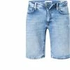 Pepe Jeans Shorts Stanley PM800792WH4/000 Jeansshorts, Baumwoll-Stretch, Blau, Jeansblau