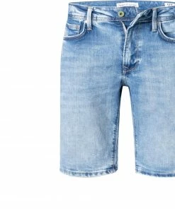 Pepe Jeans Shorts Stanley PM800792WH4/000 Jeansshorts, Baumwoll-Stretch, Blau, Jeansblau