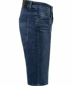 BOSS Jeansshorts Taber 50453282/419 Tapered Fit, Baumwoll-Stretch, Navy -jeansniedrigerpreis 368958 norm3